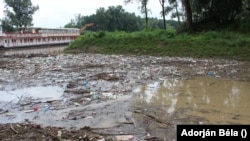 Műanyagfolyammá változott a Tisza az ukrán szemét miatt.