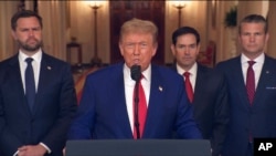 Дональд Трамп объявляет об ударах по иранским ядерным объектам