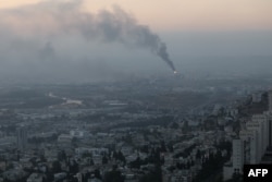 Место одного из иранских ударов в Хайфе. Одной из целей был израильский НПЗ