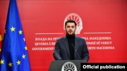 Министерот за економија Крешник Бектеши 