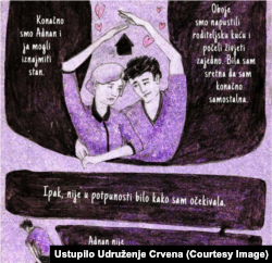 Ukupno je objavljeno pet stripova. Bazirani su na stvarnim izjavama žena iz Srbije i BiH.