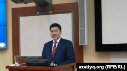 Даулет Ергожин в бытность заместителем председателя комитета национальной безопасности Казахстана 