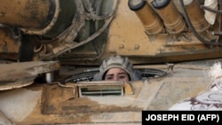 Военнослужащая сирийской правительственной армии