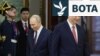 Russian President Vladimir Putin and Chinese President Xi Jinping attend a meeting at the Kremlin in Moscow in May.