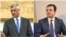 Presidenti Hashim Thaçi dhe kryeministri në detyrë, Albin Kurti. 