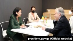 სალომე ზურაბიშვილი, ანტონიო გუტერეში. 