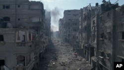 Zonă distrusă în urma războiului Israel - Hamas. Jabalia, Fâșia Gaza, 11 octombrie 2023