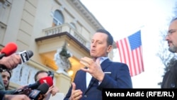 Ričard Grenel, u američkoj rezidenciji u Beogradu tokom posete 23. januara 2020.