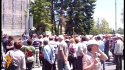 Протест на стечаjци во Скопје