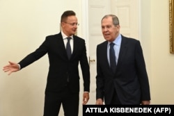 Szijjártó Péter külgazdasági és külügyminiszter fogadja az egynapos munkalátogatásra érkező Szergej Lavrov orosz külügyminisztert Budapesten