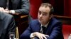 Premierul francez Sébastien Lecornu, în timpul dezbaterilor parlamentare legate de cele două moțiuni împotriva noului guvern, 16 octombrie 2025.