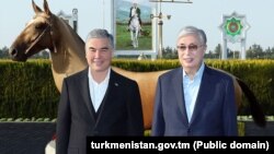 В 2021 году Гурбангулы Бердымухамедов преподнес Касым-Жомарту Токаеву ахалтекинского коня