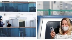 Близките на част от поставените под карантина пътници са пристигнали в Япония, за да ги подкрепят морално