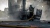 Последствия от атака срещу газова станция в Суми, Украйна, 15 август 2025 г.