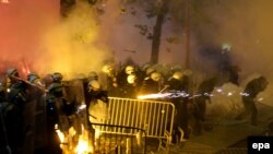 Protesti u Podgorici 25. oktobra 2015.