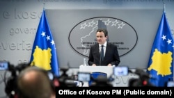 Aljbin Kurti, vršilac dužnosti premijera Kosova, 21. jula 2025.