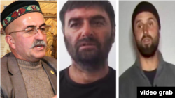 Памирские активисты Музаффар Давлатмиров, Кулмамад Паллаев и Аслан Гулобов (слева направо) умерли в тюрьмах в Таджикистане