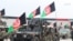 An Afghan army parade celebrating the country's independence day in Nangarhar on August 18.