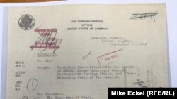 Diplomatski materijali iz SAD, Velike Britanije i Francuske odražavaju sirove obaveštajne podatke, a ponekad i kontradiktorne informacije o tome da li je Masarikova smrt samoubistvo ili smišljeni zločin.