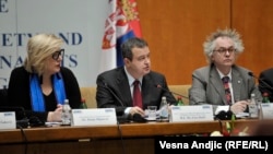 Dunja Mijatović, Ivica Dačić i Ivan Tasovac na konferenciji OEBS u Beogradu