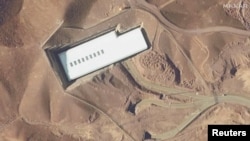 A satellite image shows the Fordo nuclear facility in Iran on January 24, 2025.