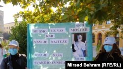 Protest zdravstvenih radnika u Mostaru