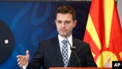 Тимчо Муцунски, министер за надворешни работи и надворешна трговија / архивска фотографија