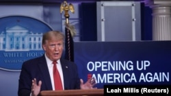 Американскиот претседател Доналд Трамп