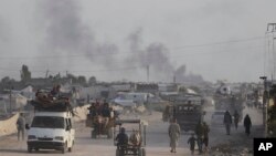 Grad Rafa na jugu Gaze tokom izraelske kopnene i zračne ofanzive, 28. maja 2024. 