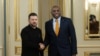 Ukrajinski predsednik Volodimir Zelenski i britanski ministar spoljnih poslova David Lami, arhivska fotografija