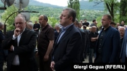 Премьер-министр Грузии на похоронах погибших работников шахты