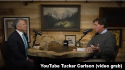 Стив Виткоф во разговор со Такер Карлсон, 22 март 2025 година.