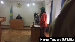 Суинбике Сулейменова в зале суда. Алматы, 22 апреля 2019 года.