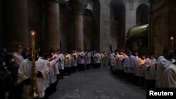 Литургия на 4 април 2021 г. в Йерусалим.