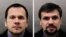 Ұлыбританияда Ресей барлау қызметінің бұрынғы офицері Сергей Скрипаль мен оның қызы Юлияны улаған және Болгарияда қару-жарақ саудагеріне у берген деген күдікке ілінген "Александр Петров" және "Руслан Боширов" деген екі адамның суреті.
