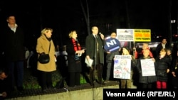 Sa protesta "1 od 5 miliona", Beograd, 29. februar 2020.