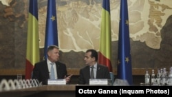 Klaus Iohannis și Ludovic Orban