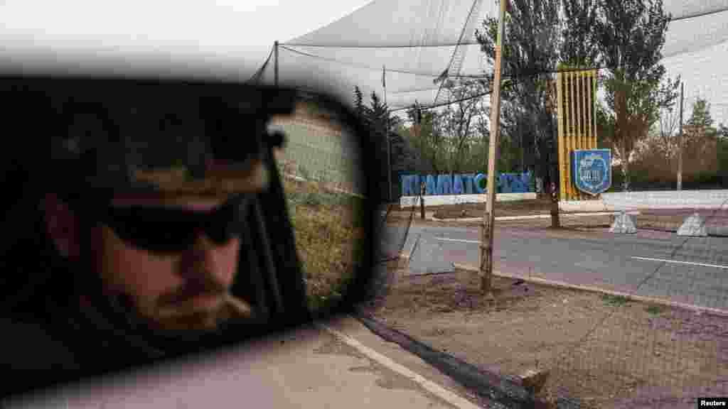 Drónelhárító háló Kramatorszk közelében