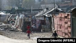Romsko naselje Mali Leskovac u Beogradu 