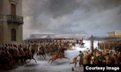 В.Ф. Тимм. Восстание 14 декабря 1825 года на Сенатской площади.