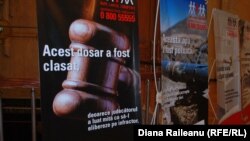 Poster anticorupție dintr-o campanie a CNA