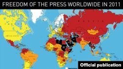 Mapa slobode medija u svijetu, Reporteri bez granica