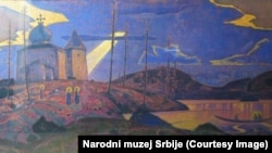 Slika Nikolaja Reriha "Sveti gosti" koja je u Srbiji od 1932. godine