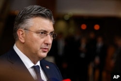 Premijer Hvratske Andrej Plenković, decembar 2024.