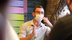 Борјан Ефтимов, претседател на Универзитетско студентско собрание