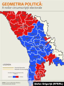 Noile circumscripții electorale (2017) și ce rezultate ar fi adus în alegerile generale din 2014