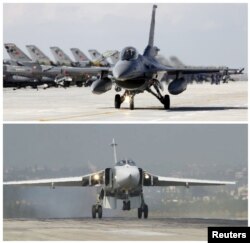 Turski Air Force F16 i Sukhoi Su-24