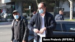 Nik Đeljošaj dolazi na saslušanje u tužilaštvo u Podgorici (4. mart 2021.)