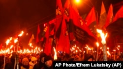 Ukrán nacionalista pártok tüntetése 2019-ben