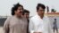 FILE: Lawmakers Ali Wazir (L) and Mohsin Dawar, leaders of the Pashtun Tahaffuz Movement (PTM).